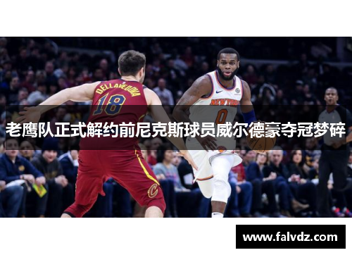 老鹰队正式解约前尼克斯球员威尔德豪夺冠梦碎